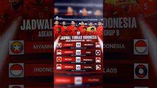 Jadwal pertandingan timnas Indonesia🔥Asean championship 2024 short [upl. by Eugenie248]