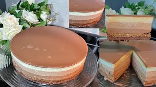 Recette Entremets Trois chocolats 🍫 [upl. by Isaak]