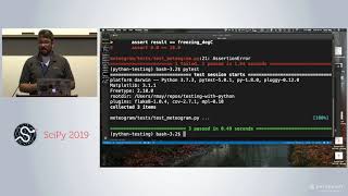 Testing your Python Code with PyTest  Scipy 2019 Tutorial  John Leeman Ryan May [upl. by Nahsor]