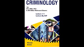 CSS Criminology Lectures  Lecture 4 Lecture By CSP [upl. by Eecrad581]