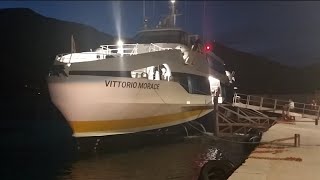 Monocarena Vittorio Morace in arrivo al porto di Favignana [upl. by Gnes]