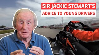 Sir Jackie Stewarts Advice To Young Drivers  RRDC Legends [upl. by Mateo561]