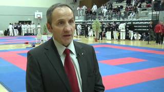 Interview karate  Bernard Bilicki et Dominique Valéra  Coupe de France Karaté Contact et Jutsu [upl. by Rafaelle]