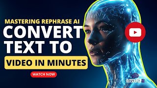 Mastering Rephrase AI in 2023 Convert Text to Video in Minutes [upl. by Suoiluj6]