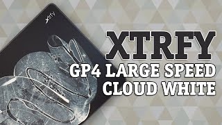 Ігрова поверхня Xtrfy GP4 Large Speed Cloud White [upl. by Sielen]