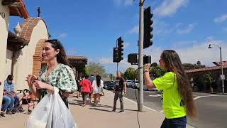 STREET PREACHING IN FRONT of Catholic Church demons manifest cop called and he told us to keep pre [upl. by Eiromem636]