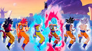 Dragon Ball Z Kakarot  All Goku Transformations amp Ultra Instinct 4K 60fps [upl. by Nnairrehs]