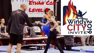 Level 8 Mens Gymnastics  Windy City Invitational 2019  Ethan Cox [upl. by Ezekiel120]