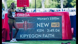 NEW WORLD RECORD  Women’s 1500m Final Diamond League [upl. by Anrehs]