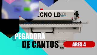 Pegadora de cantos  modelo Ares 4 TECNO LD [upl. by Ariuqahs]