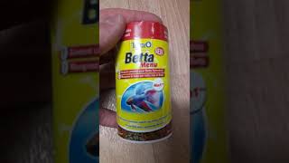 Tetra Betta Menu 100 ml Zoomalia [upl. by Cutty442]