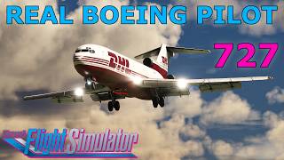 You CAN Fly This Retro Jet FSS Boeing 727 in MSFS with a Real Airline Pilot Full Flight and Review [upl. by Haida]