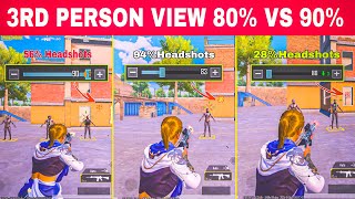 BEST TPP VIEW 90 OR 80✅⁉️ Which is the Best After New Update 34 [upl. by Bijan594]