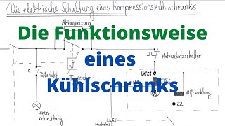 Die Funktionsweise eines Kühlschranks  die elektrische Schaltung eines Kühlschranks kühlschrank [upl. by Anerrol]