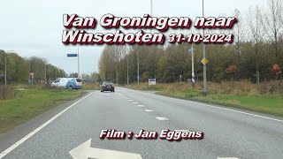 Van Groningen naar Winschoten 31 10 2024 [upl. by Nunnery335]