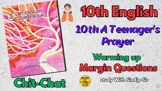 1 1 A teenagers prayer10th class english 11 margin question10th english 11 chit chat [upl. by Nary]