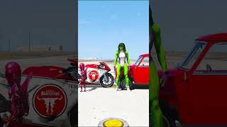 GTA V  KIDIRONMAN VS SHEHULK MATCH WHO IS RICHER 🤑 shorts gta5 [upl. by Kellene]