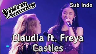 Castles  Claudia Emmanuela Santoso amp Freya Ridings  Voice of Germany  Lyrics amp Subtitle Indonesia [upl. by Omrellug853]