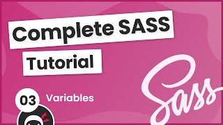 SASS Tutorial build your own CSS library 3  Variables [upl. by Rifkin134]