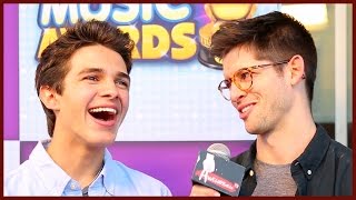 BRENT RIVERA’S CELEBRITY CRUSH  Best Day Ever w Hunter [upl. by Annayek]