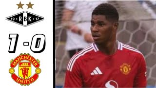 Rosenborg Vs Manchester United 10 Highlights  PreSeason 2024 [upl. by Anole760]