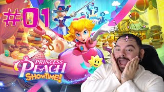 O Início  01  Princess Peach Showtime [upl. by Areem]