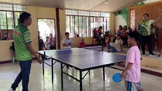 tabletennis Cluster meet Bangar White shirt vs Balaoan Pink shirt 2ND SET [upl. by Dorris]