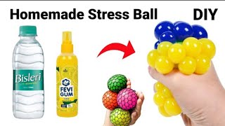 How to make Stress Ball Homemade crazy ball DIY Jumping Ball Bouncyball Stress Ball making [upl. by Ytteb476]