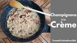 SAUCE CHAMPIGNONS à la CRÈME Tous en cuisine avec Seb [upl. by Ilojne584]