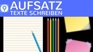 Wie schreibe ich einen Aufsatz  Text  6 Schritte  Tipps zum perfekten Aufsatz [upl. by Adnawuj]