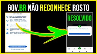 GOVBR NÃO RECONHECE MEU ROSTO  RESOLVIDO [upl. by Turnheim]