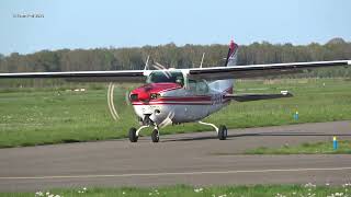 Cessna T210N Turbo Centurion II GSEEK Teuge Airport 29 April 2023 [upl. by Nosraep]