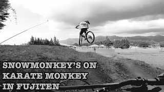 Surly Karate Monkey Snowmonkeys ride in Fujiten May 2024 [upl. by Sanoy876]