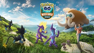 pokemongo wildarea Global Pre Event 2024 [upl. by Snashall]