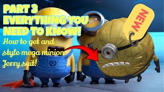 🔥 Part 3 🔥 How To GET AND STYLE Mega Minion Jerry Suit 🍌roblox despicableme dm4 megaminion [upl. by Olshausen]