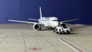 Busy Evening Ops  Model Airport Stop Motion 4K [upl. by Susi]