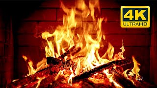 🔥 Cozy Fireplace 4K 12 HOURS Fireplace with Crackling Fire Sounds Crackling Fireplace 4K [upl. by Bergmans]