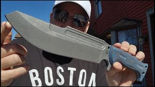 dbadHornbeak Beast knife review [upl. by Netsoj]