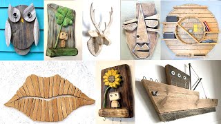 Scrap Wood Wall Art Ideas [upl. by Niboc364]