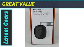 Alarmcom ADCV723 1080p Outdoor HDR Video Analytics Wide Angle WiFi Camera [upl. by Patrizius]