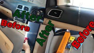 How to Make Old Car Dashboard New At Home Car Dashboard Makeover car dashboard carcleaning [upl. by Enilegna853]