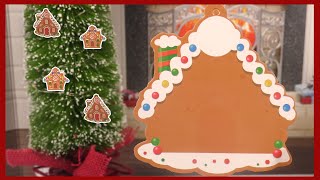 Crée ta Maison en Pain dEpices Activités de Noël pour Enfants Ornements Autocollants [upl. by Avie]