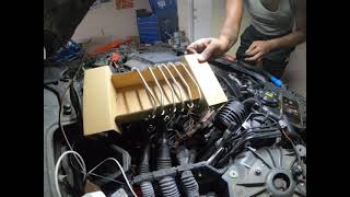 Fuel injector replacement 2010 BMW e60 535i [upl. by Aurelio]