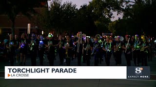 La Crosse Oktoberfest lights up the North side with the annual Torchlight parade [upl. by Myriam]