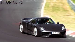 Porsche 918 Spyder going to the max on the Nürburgring [upl. by Sewel903]