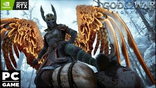 GOD OF WAR RAGNAROK PC BOSS FIGHT WITH VANADIS [upl. by Aieken]