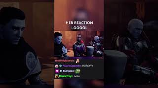 HER REACTION LOOOL destiny2 [upl. by Ximenes]