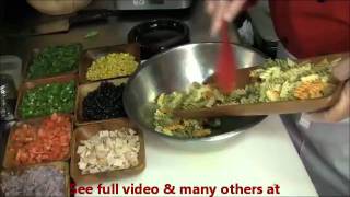 Smoked Turkey Pasta Salad Recipe [upl. by Donelu]