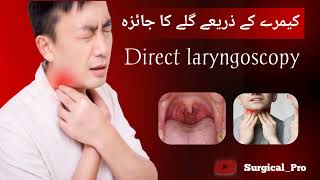 Direct laryngoscopy  Review Throat Tutorial [upl. by Eilla]