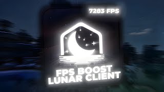 LUNAR CLIENT FPS BOOST FOR MCPE 121  LUNAR CLIENT  REDUCE LAG [upl. by Sidman137]